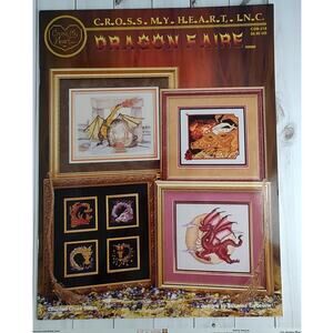 Cross My Heart Dragon Faire 7 Different & Awesome Cross Stitch Patterns Fantasy